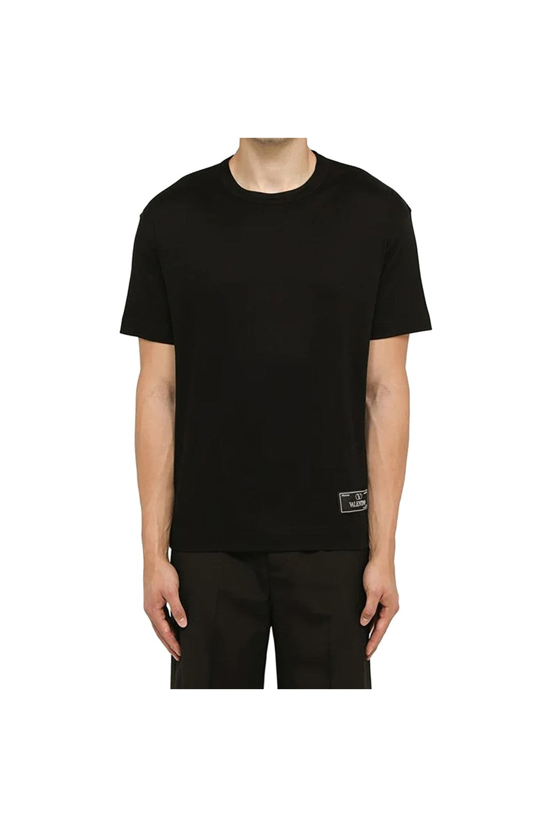 VALENTINO-OUTLET-SALE-Valentino Cotton Logo T-Shirt-ARCHIVIST