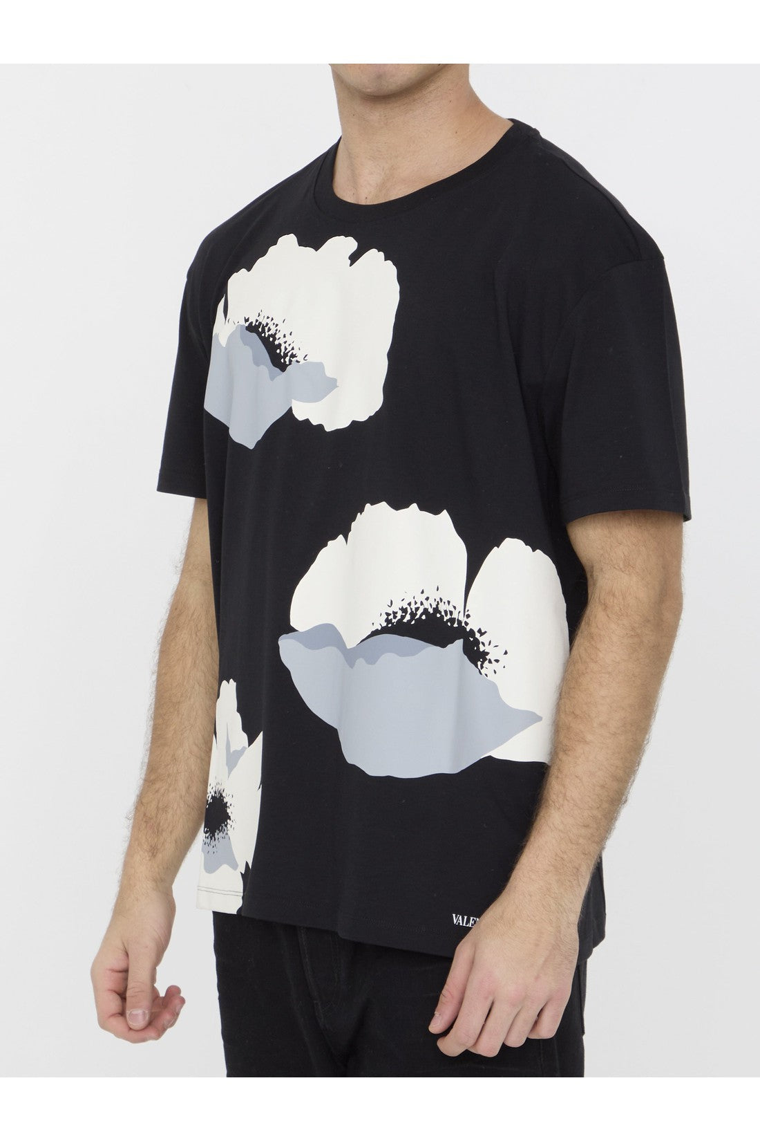 VALENTINO GARAVANI-OUTLET-SALE-Valentino Flower Portrait t-shirt-ARCHIVIST