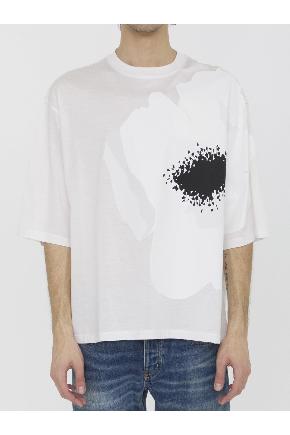 VALENTINO GARAVANI-OUTLET-SALE-Valentino Flower Portrait t-shirt-ARCHIVIST