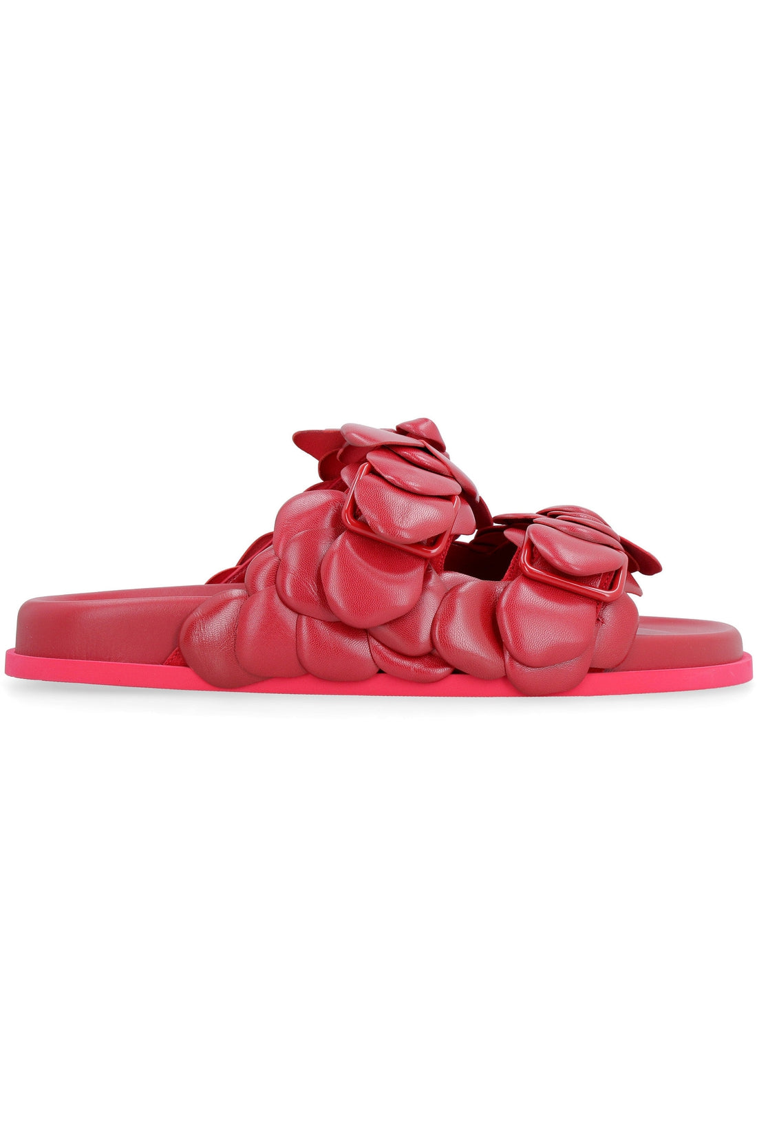 Valentino-OUTLET-SALE-Valentino Garavani - Atelier Shoes 03 Rose Edition leather slides-ARCHIVIST