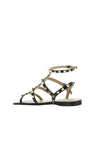 Valentino Garavani-OUTLET-SALE-Valentino Garavani Rockstud Leather Sandals-ARCHIVIST