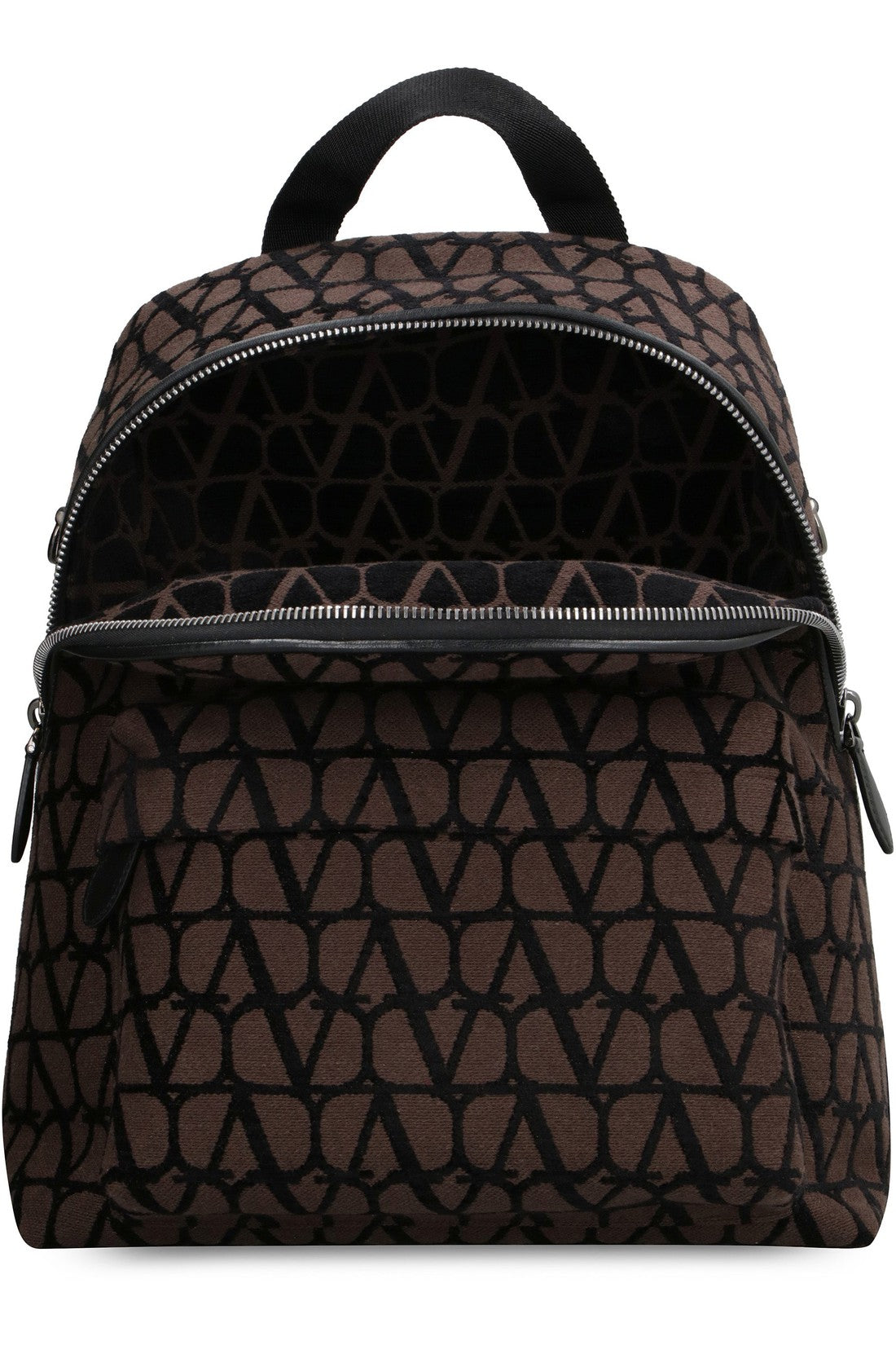 Valentino-OUTLET-SALE-Valentino Garavani - Toile Iconographe fabric backpack-ARCHIVIST