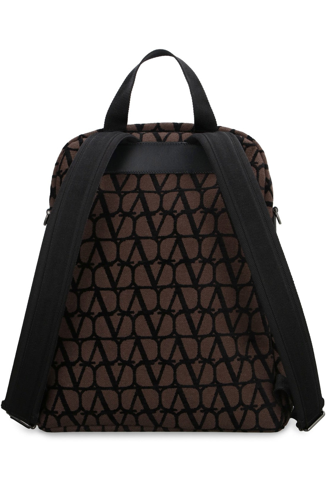 Valentino-OUTLET-SALE-Valentino Garavani - Toile Iconographe fabric backpack-ARCHIVIST