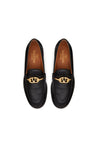 Valentino Garavani-OUTLET-SALE-Valentino Garavani V-Logo Moon Leather Loafers-ARCHIVIST