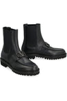 Valentino-OUTLET-SALE-Valentino Garavani - VLogo leather Chelsea boots-ARCHIVIST