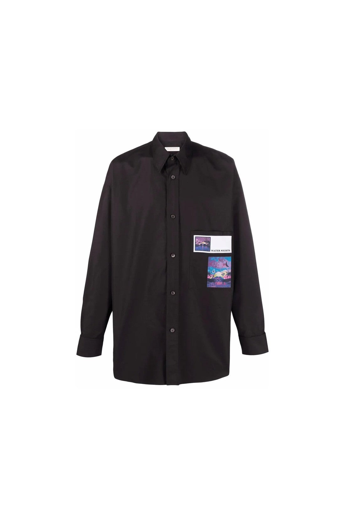 VALENTINO-OUTLET-SALE-Valentino Garavani Water Nights Patches Shirt-ARCHIVIST