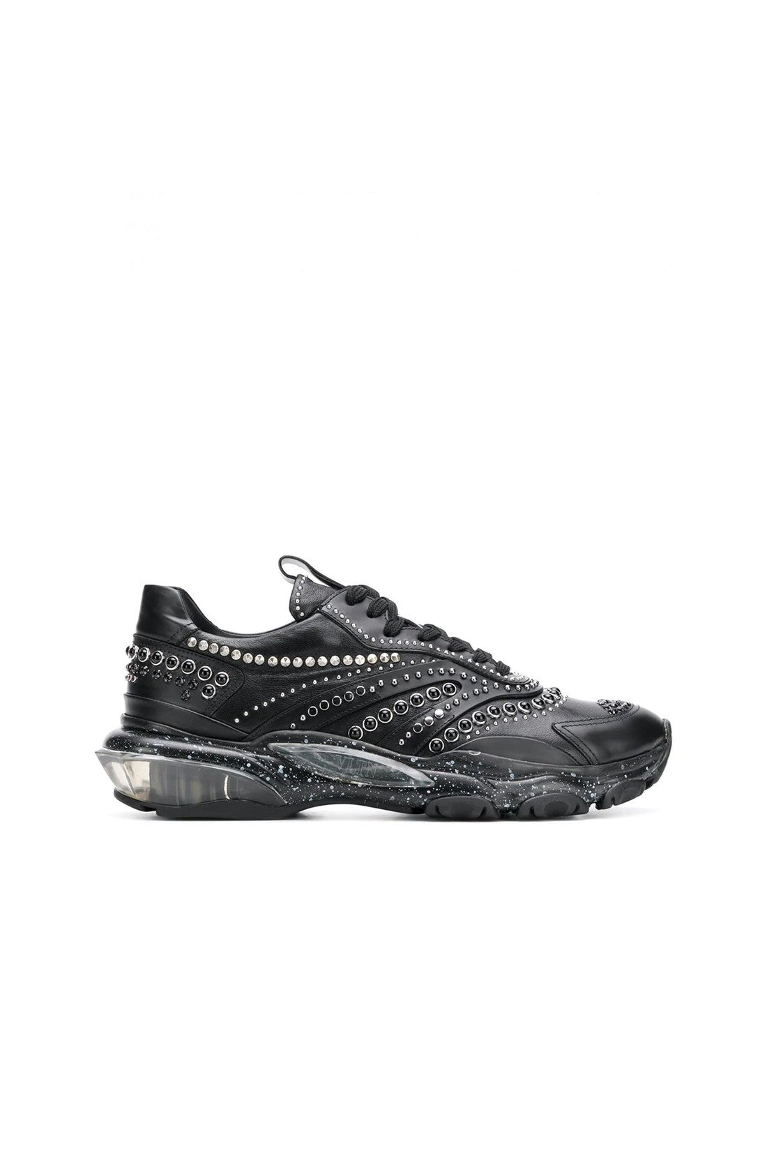 Valentino Garavani-OUTLET-SALE-Valentino Studded Leather Sneakers-ARCHIVIST