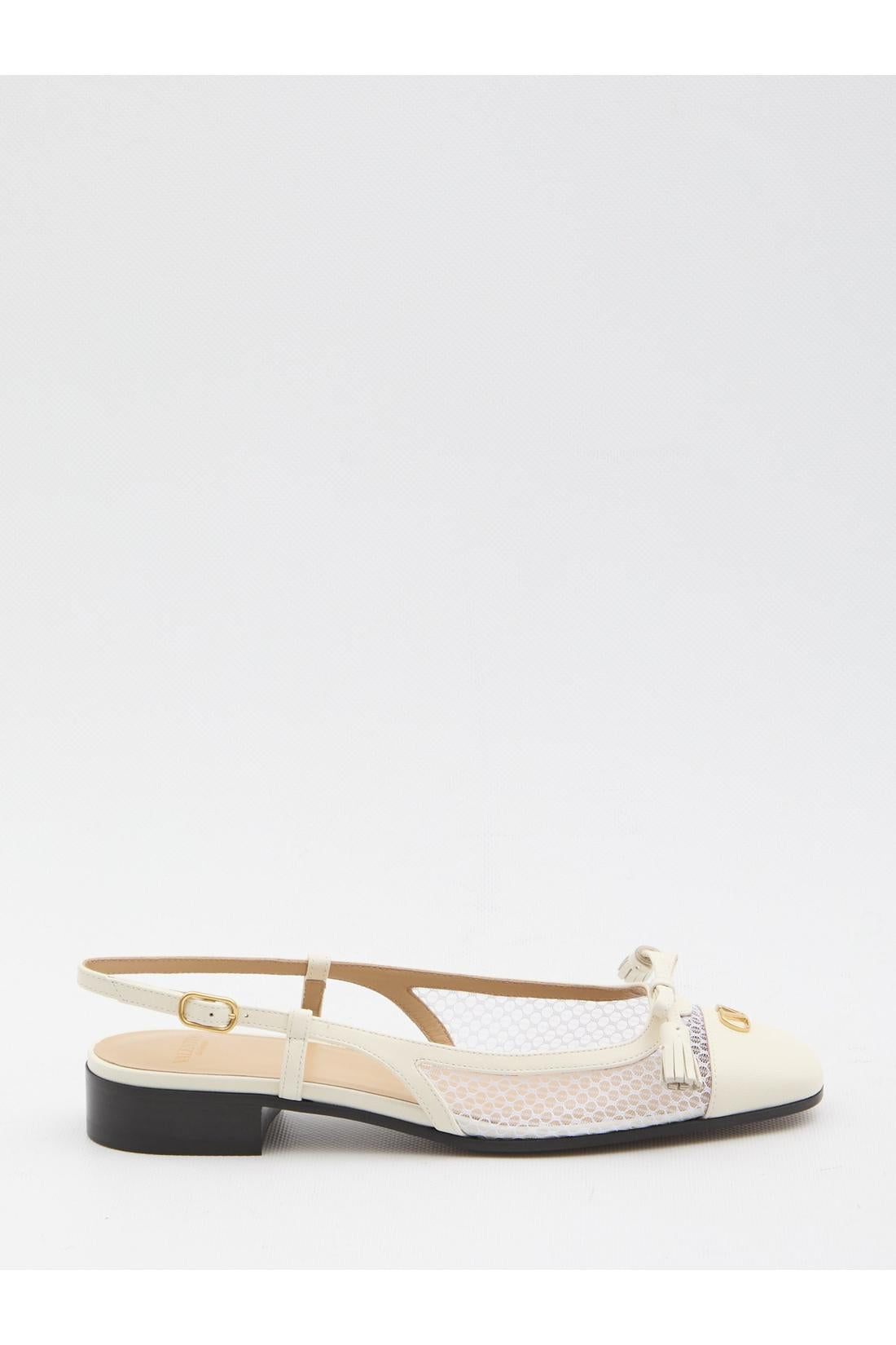 Valet Du Roi slingback flats-Flache Schuhe-Valentino Garavani-36-WEISS-ARCHIVIST