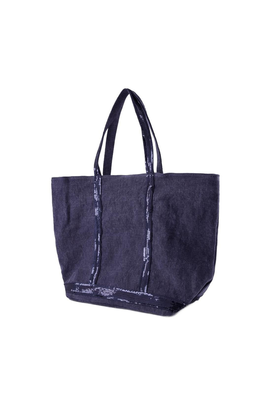 Cabas Cabas L - Vanessa Bruno - Leinen - Blau-Taschen-Vanessa Bruno-ARCHIVIST