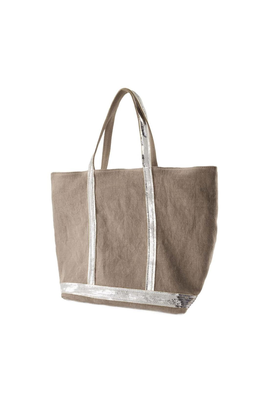 Cabas Cabas L - Vanessa Bruno - Leinen - Grau-Taschen-Vanessa Bruno-ARCHIVIST