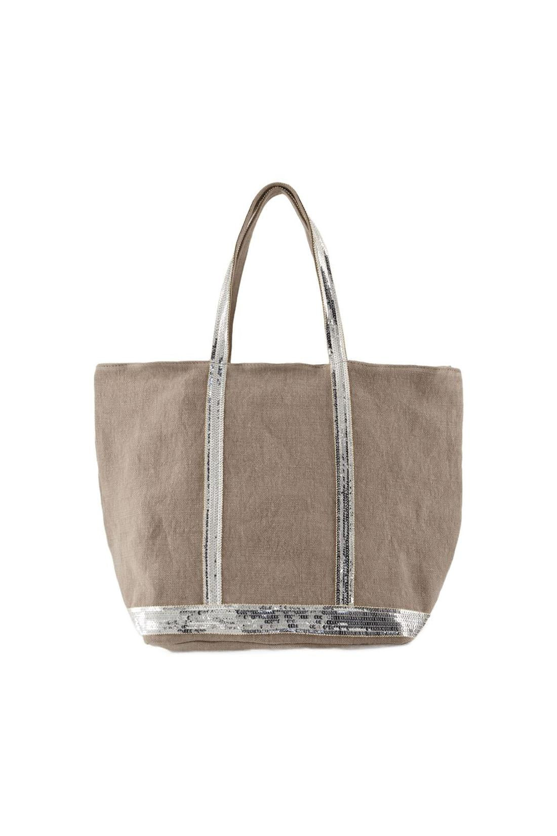 Cabas Cabas L - Vanessa Bruno - Leinen - Grau-Taschen-Vanessa Bruno-ARCHIVIST