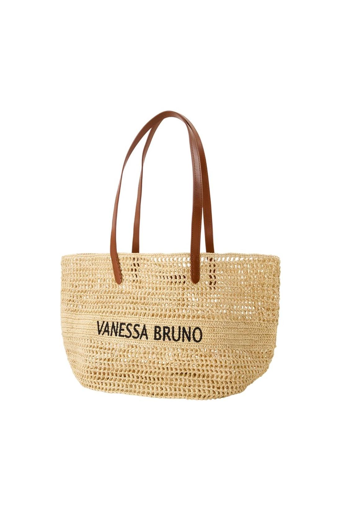 Handtasche Korb - Vanessa Bruno - Raphia - Beige-Taschen-Vanessa Bruno-ARCHIVIST