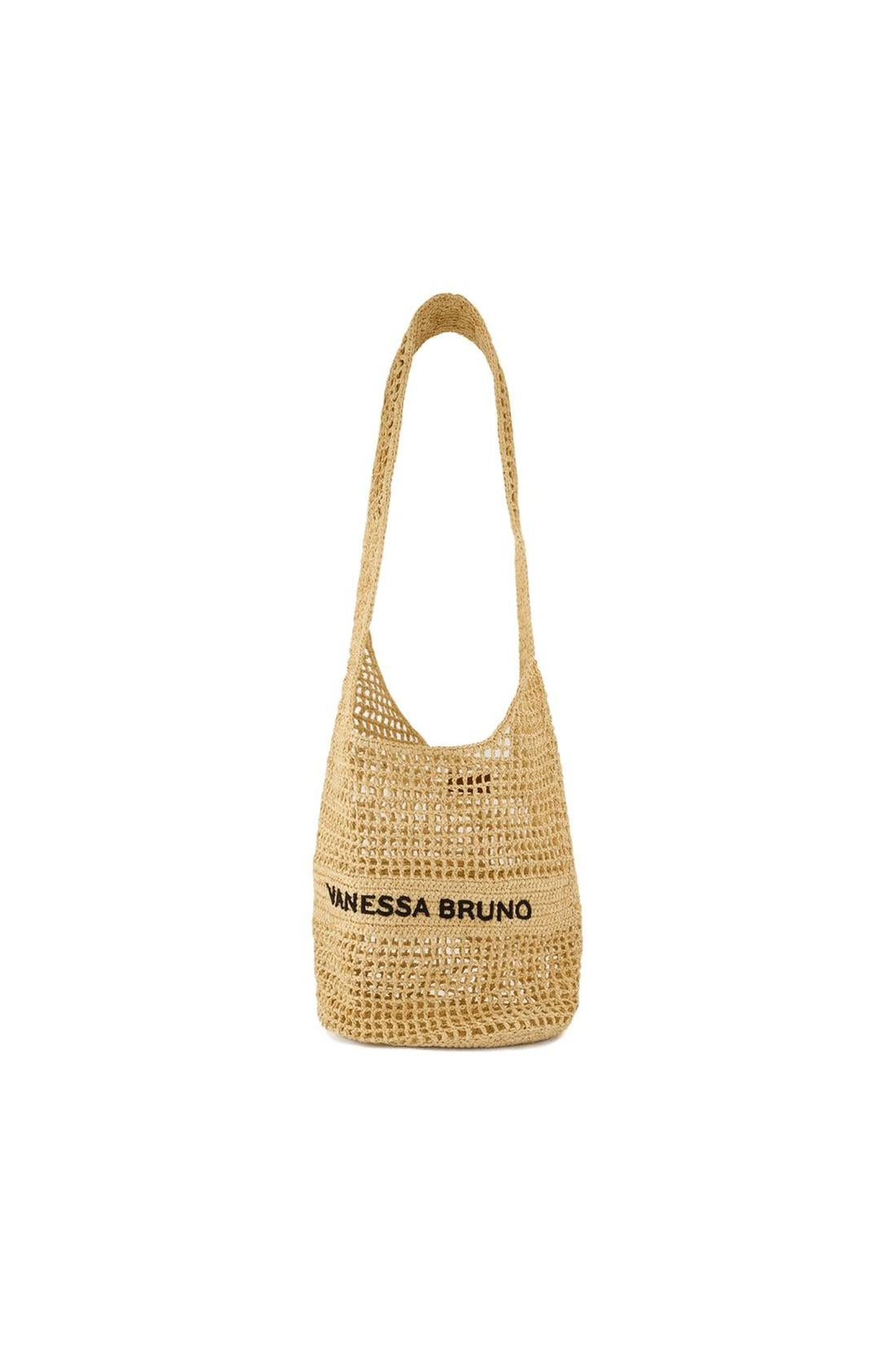 Schultertasche - Vanessa Bruno - Baumwolle - Neutral-Taschen-Vanessa Bruno-One size-beige-ARCHIVIST