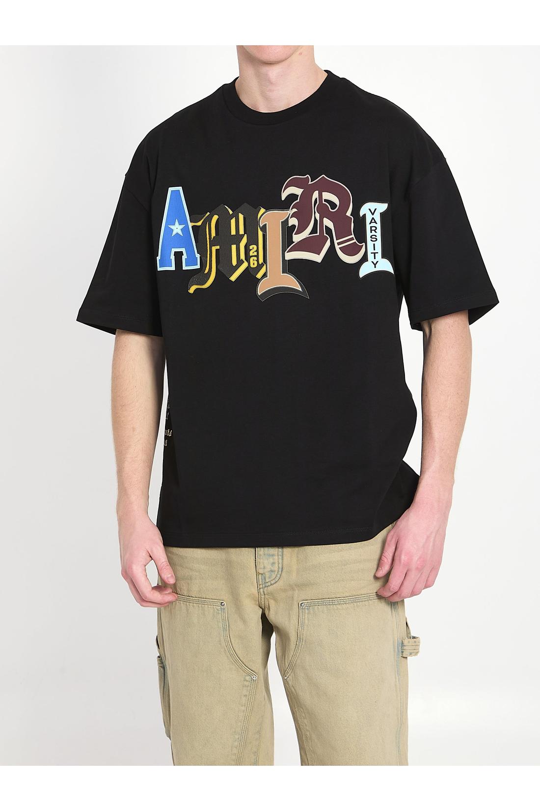 Varsity patch oversized T-shirt-Shirts-Amiri-ARCHIVIST