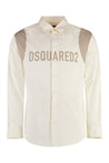 Dsquared2-OUTLET-SALE-Varsity stretch cotton shirt-ARCHIVIST