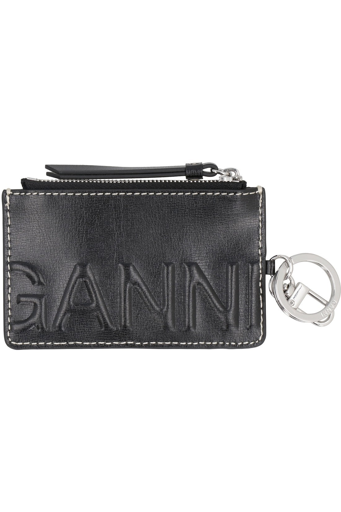 GANNI-OUTLET-SALE-Vegan leather card holder-ARCHIVIST