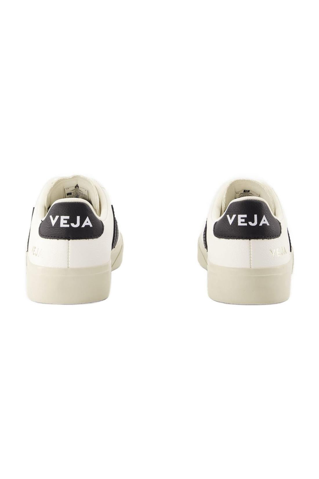 Campo Sneakers - Veja - White/Black - Leather-Sneaker-Veja-ARCHIVIST
