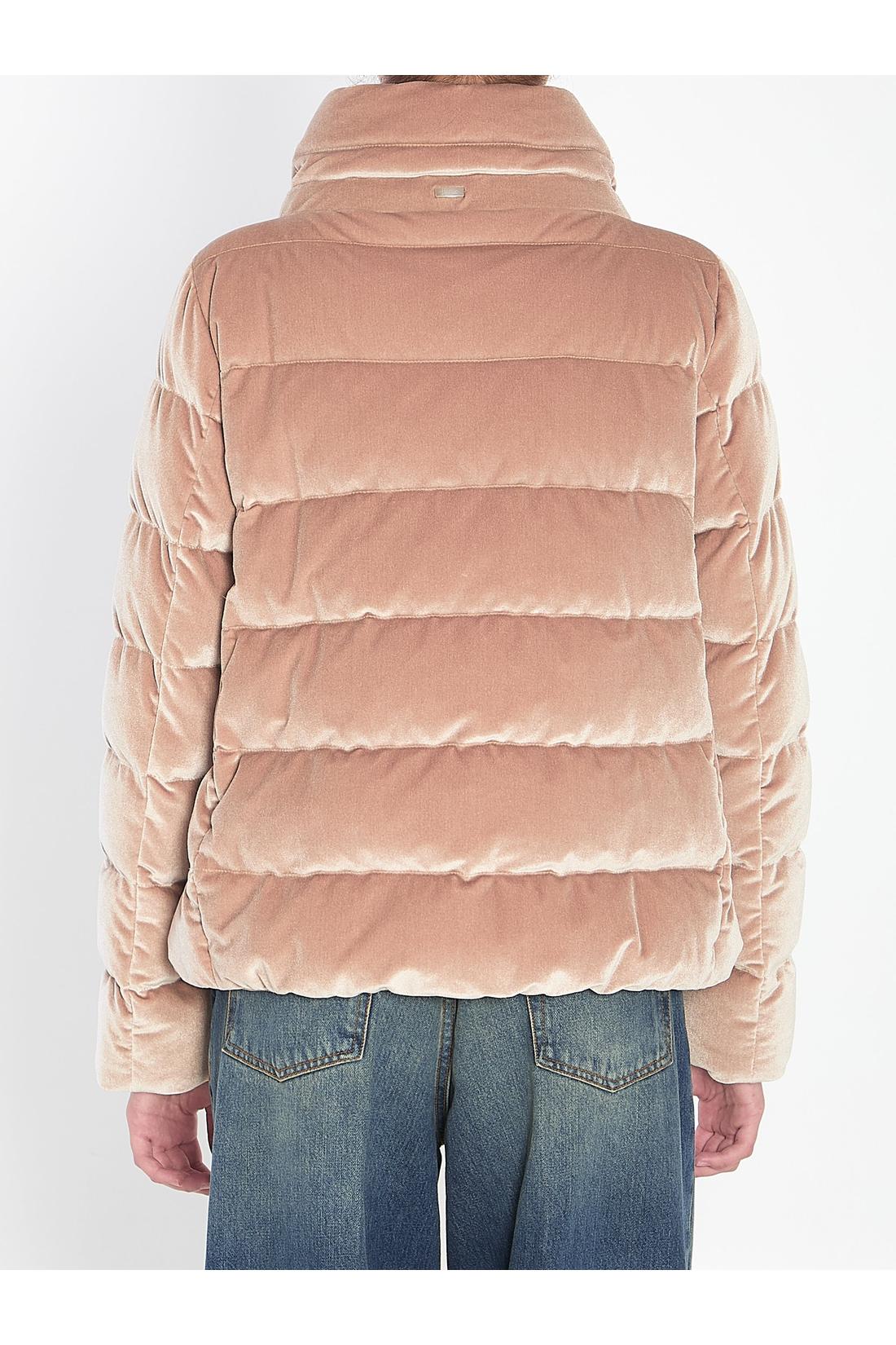 Herno-OUTLET-SALE-Velvet-effect jacket-ARCHIVIST