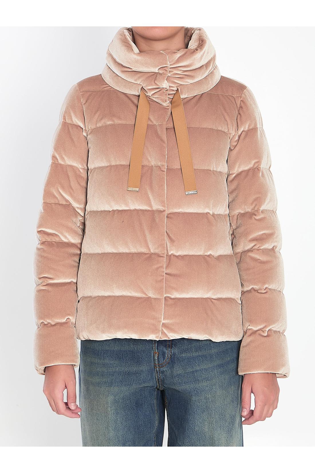 Herno-OUTLET-SALE-Velvet-effect jacket-ARCHIVIST