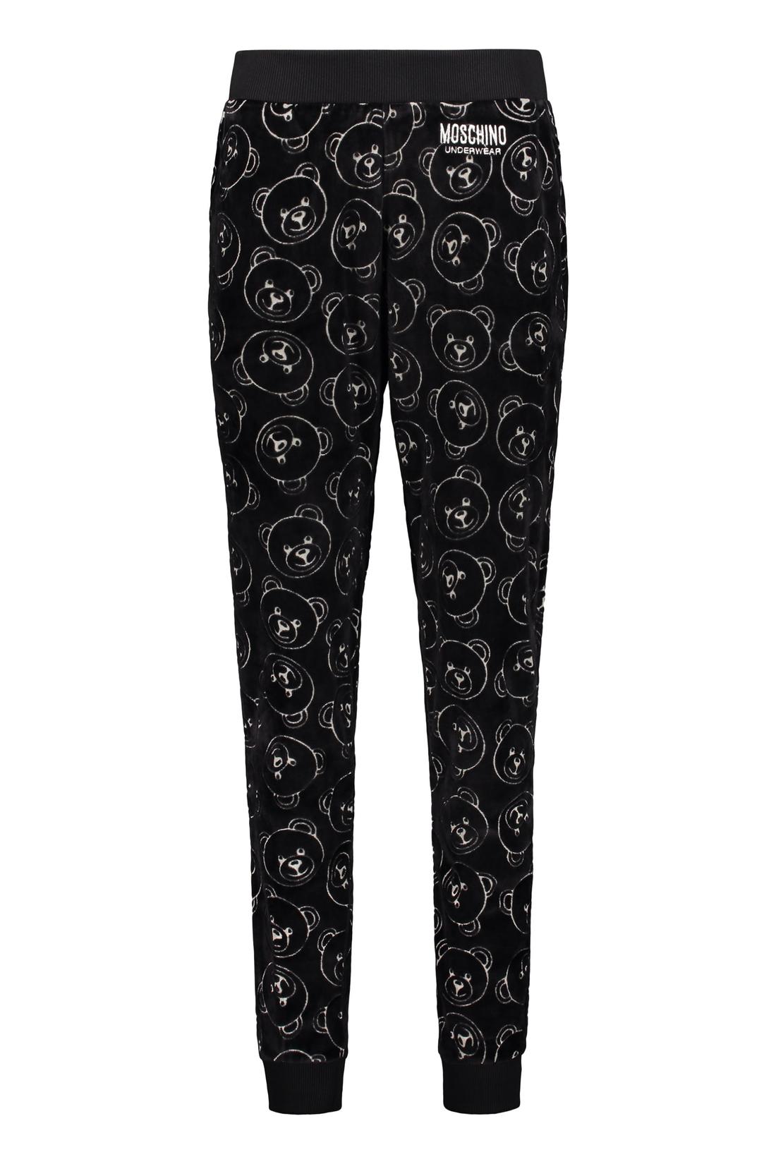 Moschino-OUTLET-SALE-Velvet trousers-ARCHIVIST
