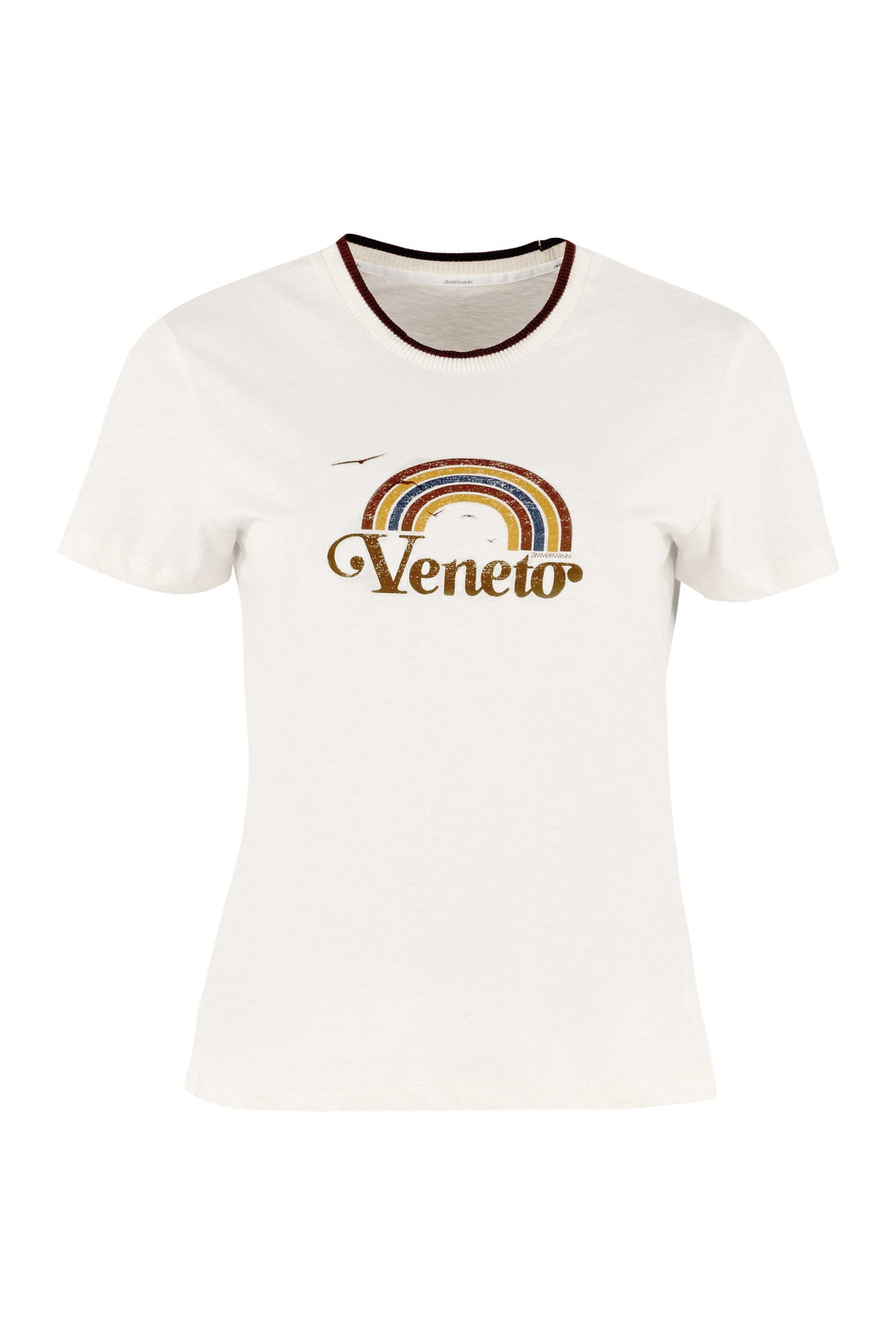 Zimmermann-OUTLET-SALE-Veneto printed cotton T-shirt-ARCHIVIST
