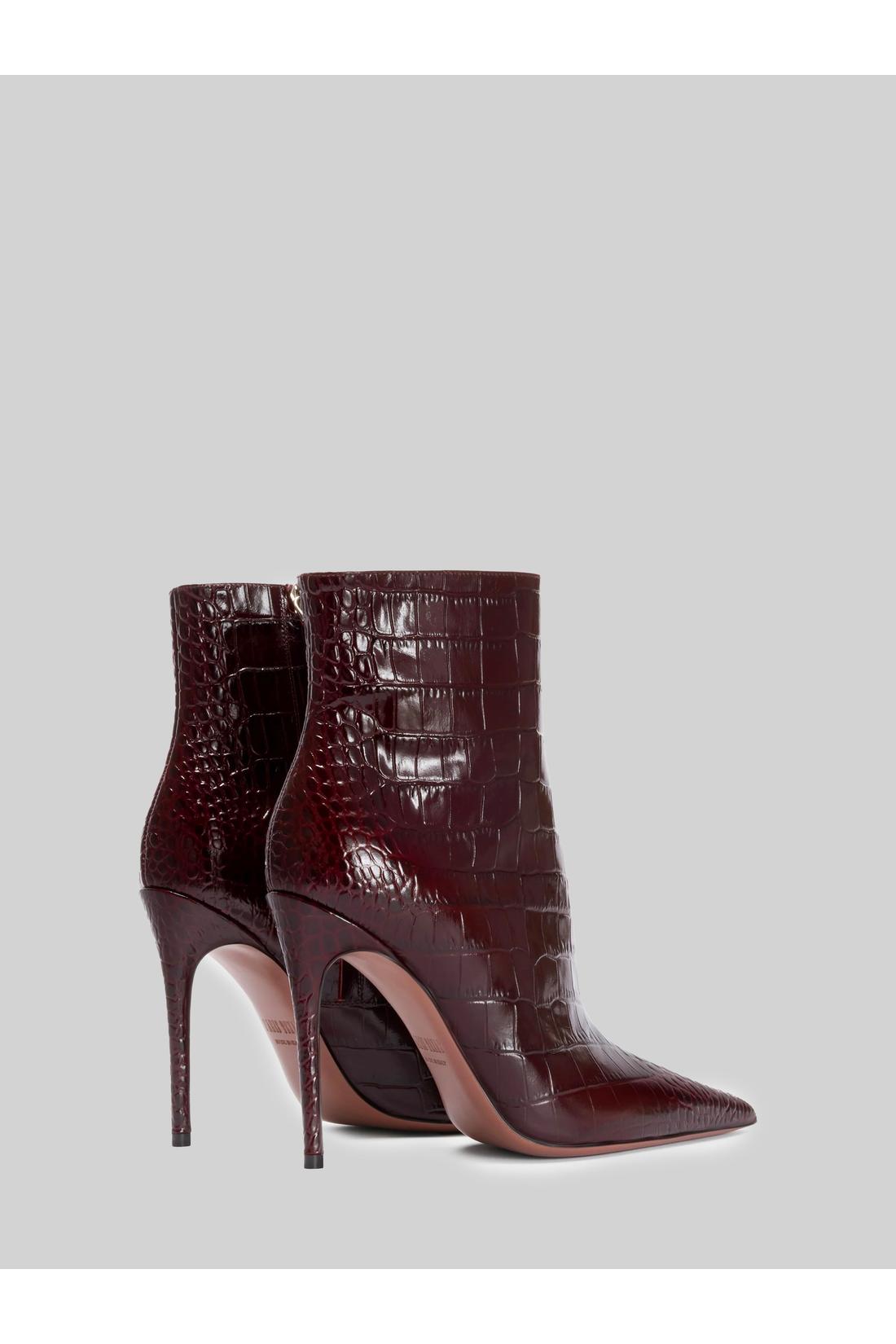 Paris Texas-OUTLET-SALE-Vera 105 Rouge Noir ankle boots-ARCHIVIST