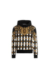 Versace Jeans Couture-OUTLET-SALE-Versace Jeans Couture Printed Hooded Sweatshirt-ARCHIVIST