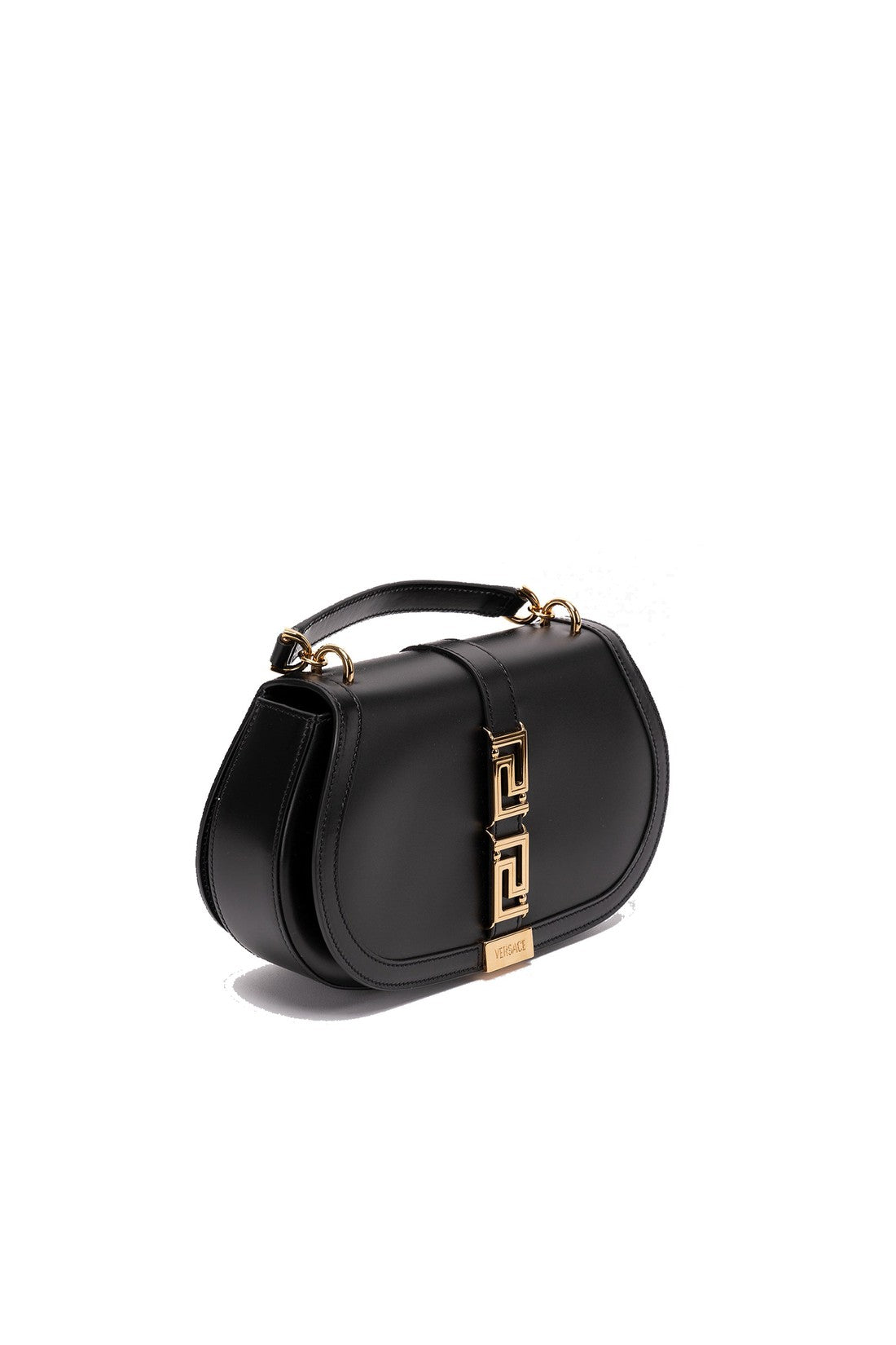 VERSACE-OUTLET-SALE-Versace Leather Greca Goddess Handle Bag-ARCHIVIST