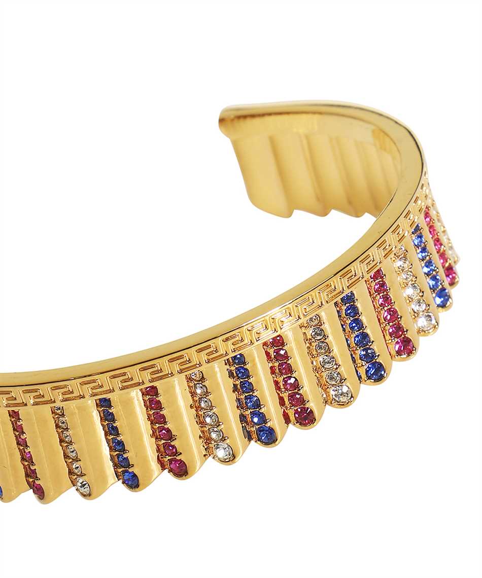 Embellished gold-tone metal bracelet-Versace-OUTLET-SALE-ARCHIVIST