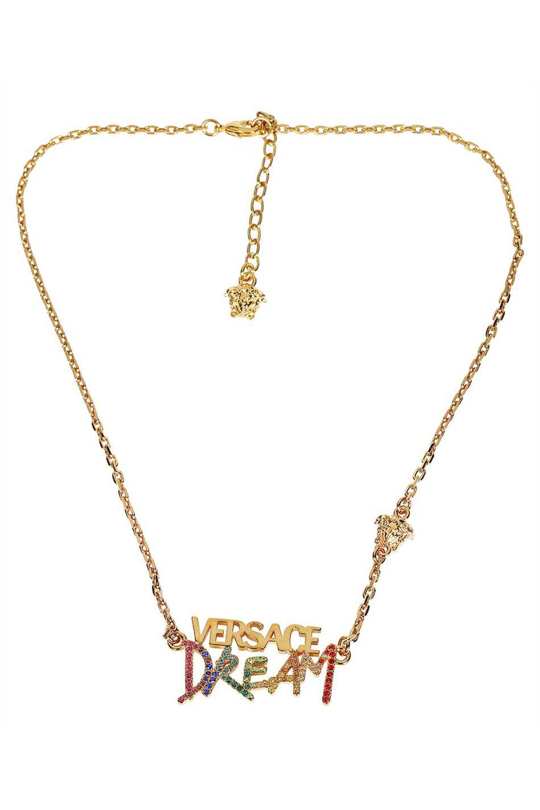 Gold-tone metal necklace