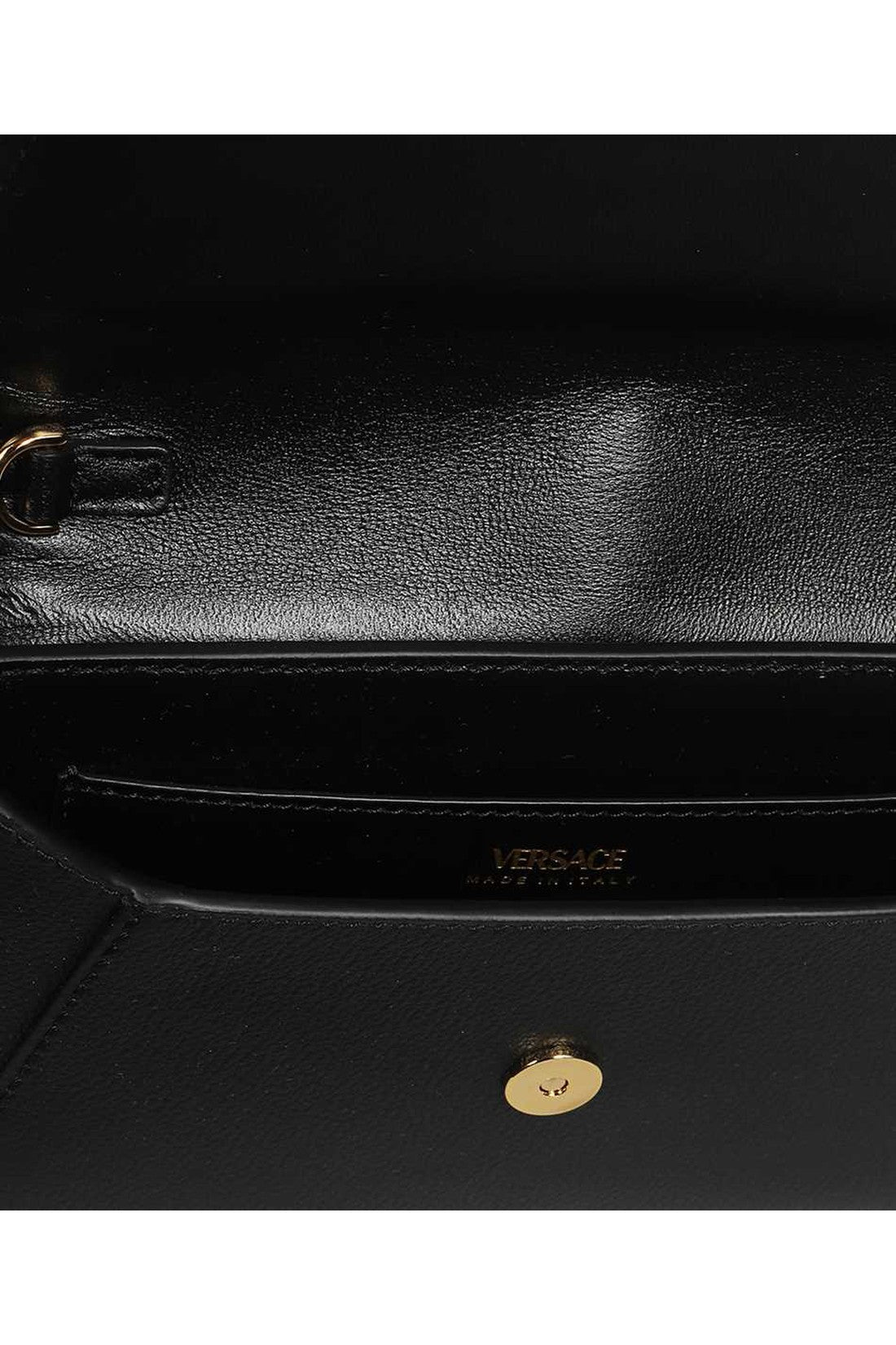 Leather clutch with strap
