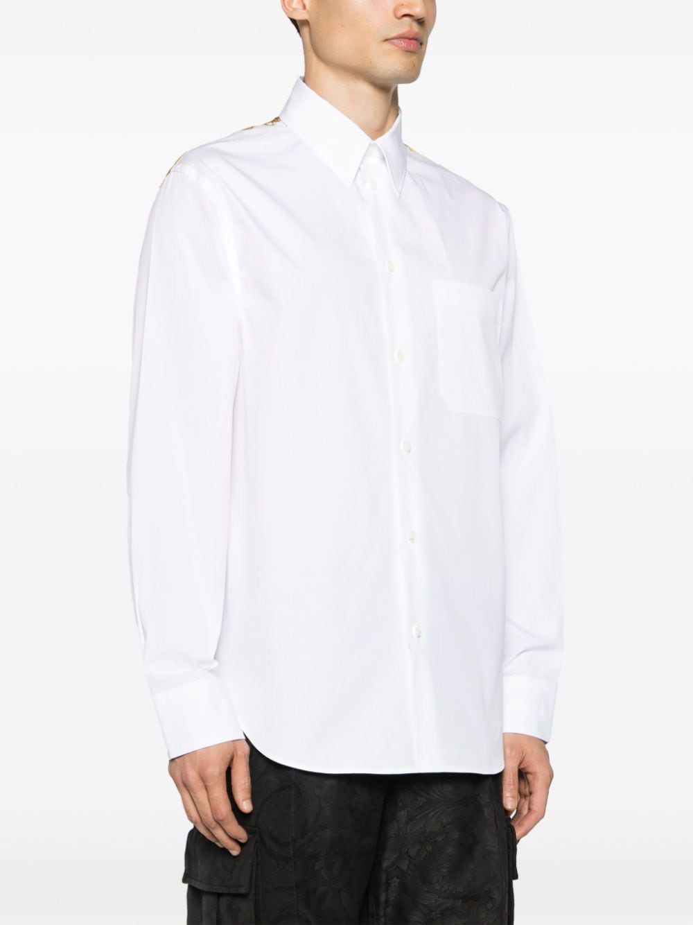 Versace-OUTLET-SALE-Versace Shirts White-ARCHIVIST