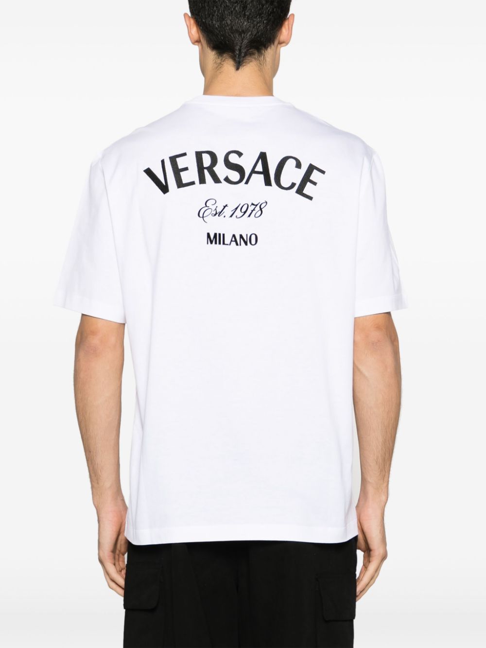 Versace-OUTLET-SALE-Versace T-shirts And Polos White-ARCHIVIST