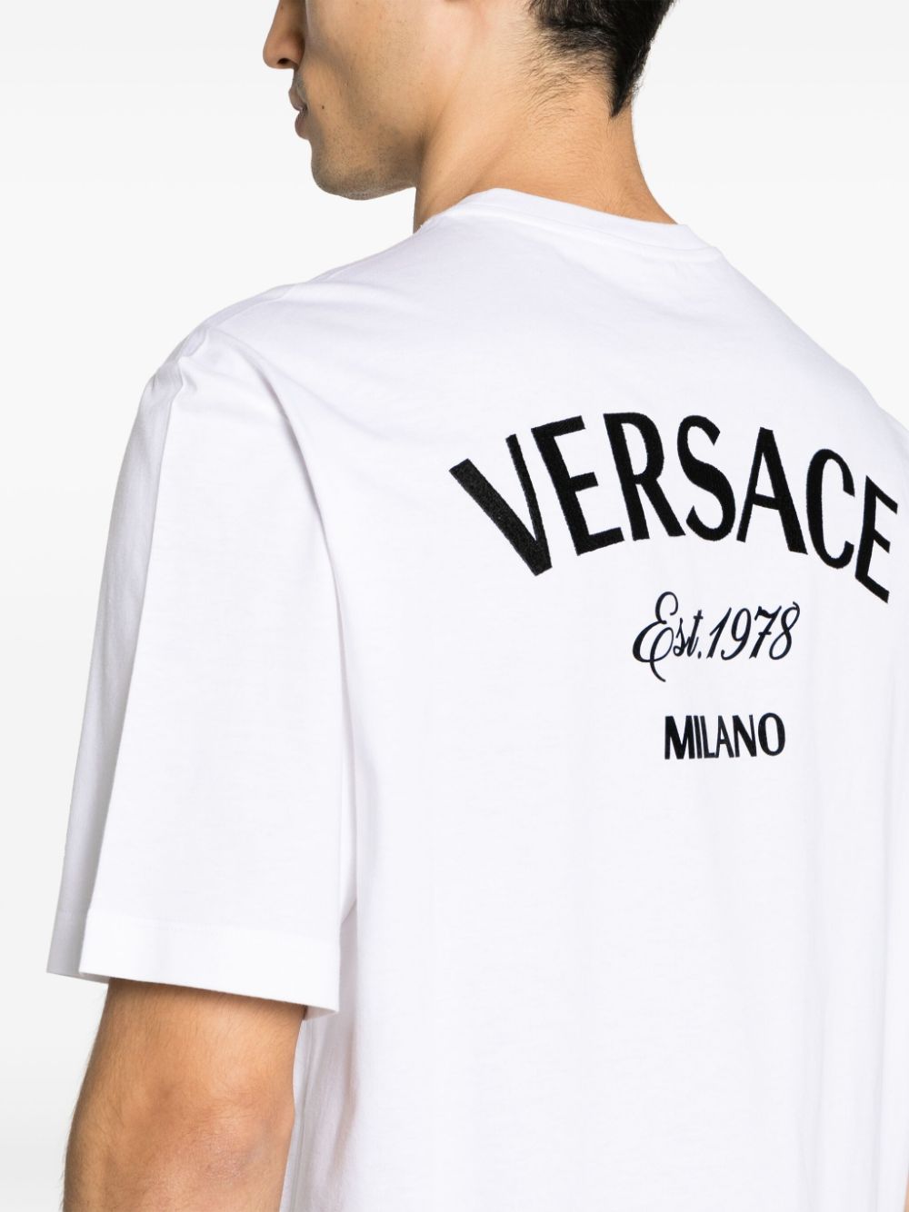 Versace-OUTLET-SALE-Versace T-shirts And Polos White-ARCHIVIST