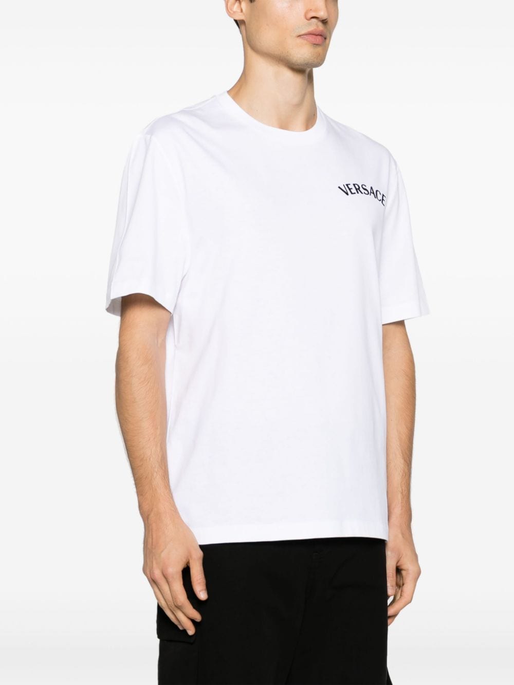 Versace-OUTLET-SALE-Versace T-shirts And Polos White-ARCHIVIST