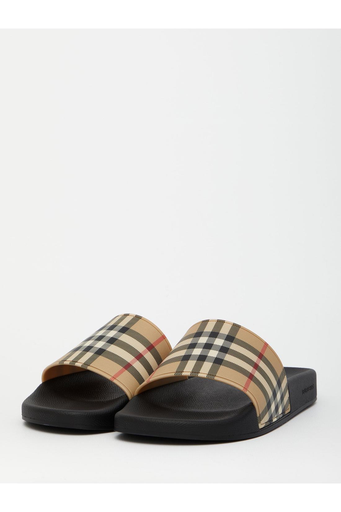 Burberry-OUTLET-SALE-Vintage Check slippers-ARCHIVIST