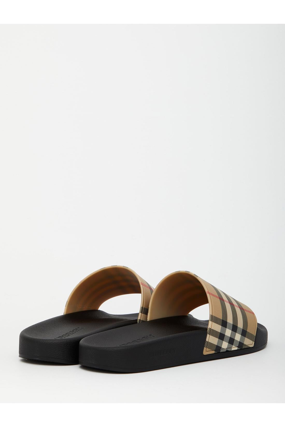 Burberry-OUTLET-SALE-Vintage Check slippers-ARCHIVIST