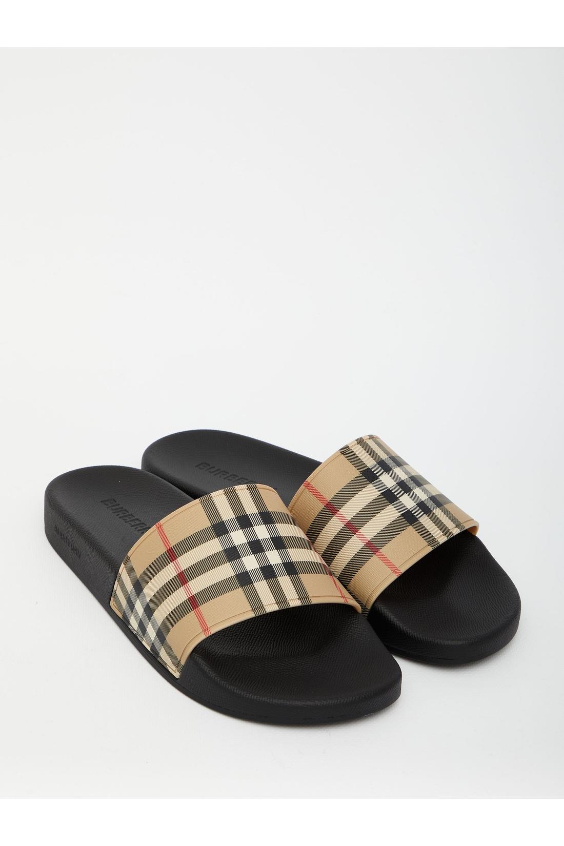 Burberry-OUTLET-SALE-Vintage Check slippers-ARCHIVIST