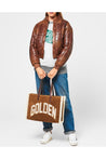 Golden Goose-OUTLET-SALE-Vintage Look Leather Bomber Jacket-ARCHIVIST