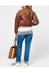 Golden Goose-OUTLET-SALE-Vintage Look Leather Bomber Jacket-ARCHIVIST