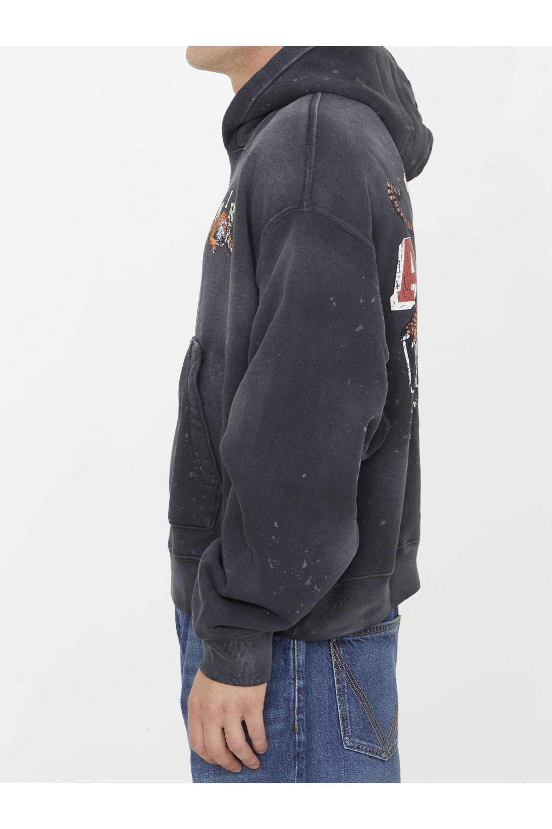 Amiri-OUTLET-SALE-Vintage Tiger hoodie-ARCHIVIST