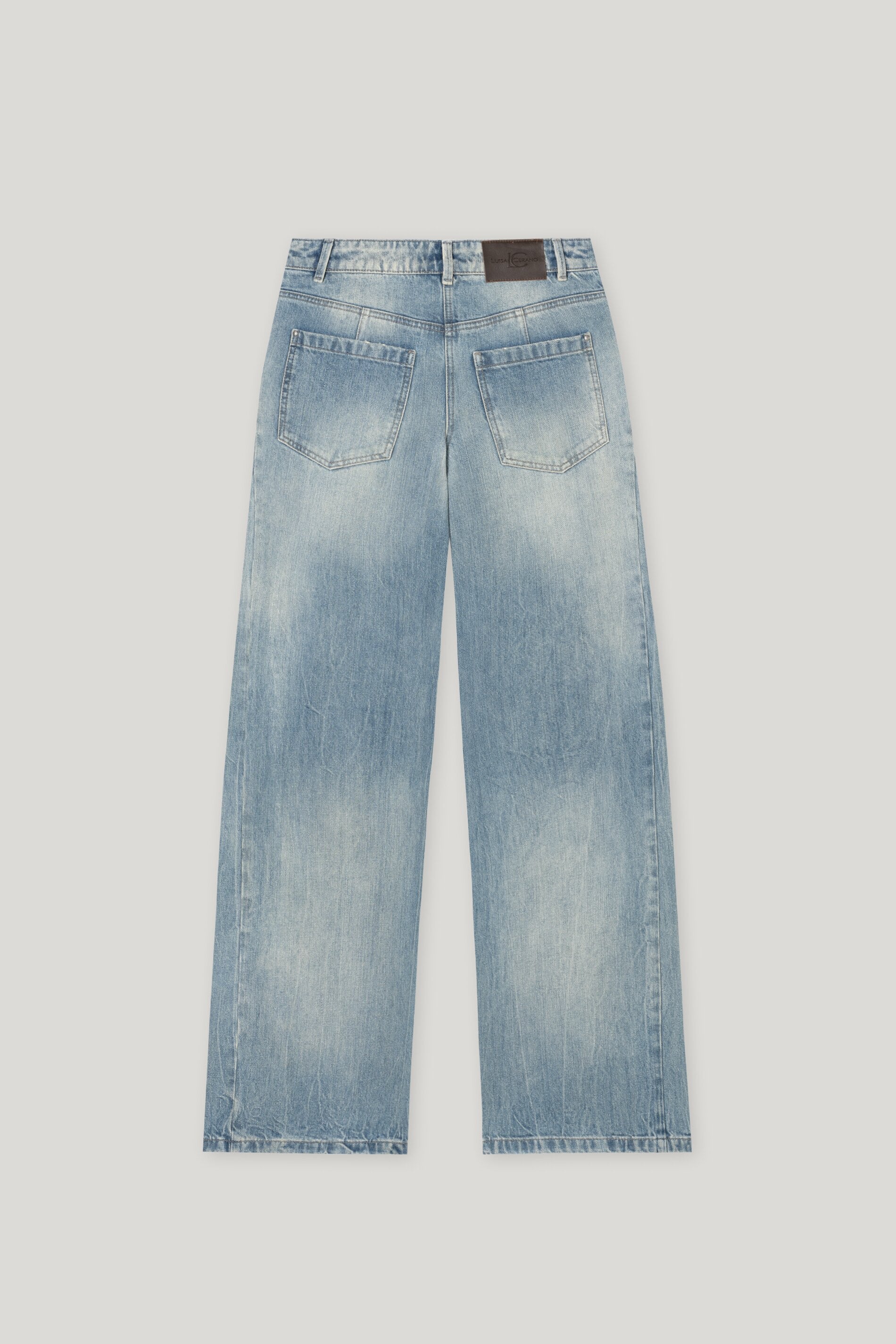 Luisa Cerano-Vintage-Wideleg-Denim-Hosen-Black-Deal-Outlet-by-ARCHIVIST