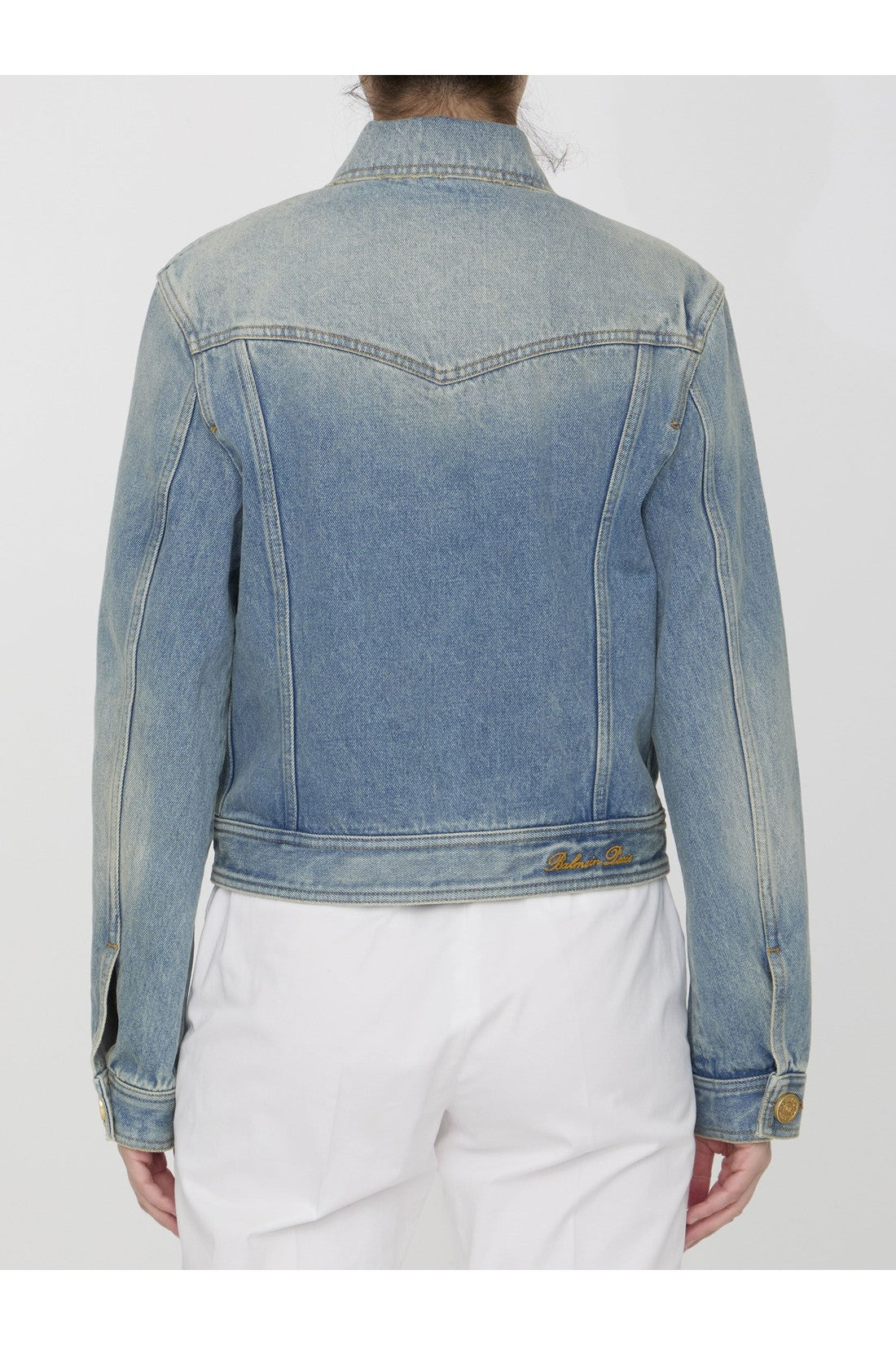 BALMAIN-OUTLET-SALE-Vintage denim jacket-ARCHIVIST