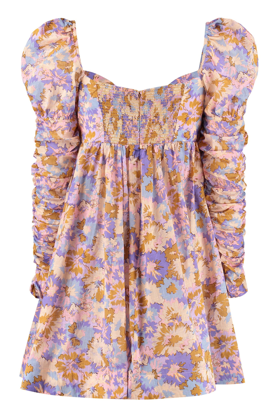 Zimmermann-OUTLET-SALE-Violet Dress with floral print-ARCHIVIST