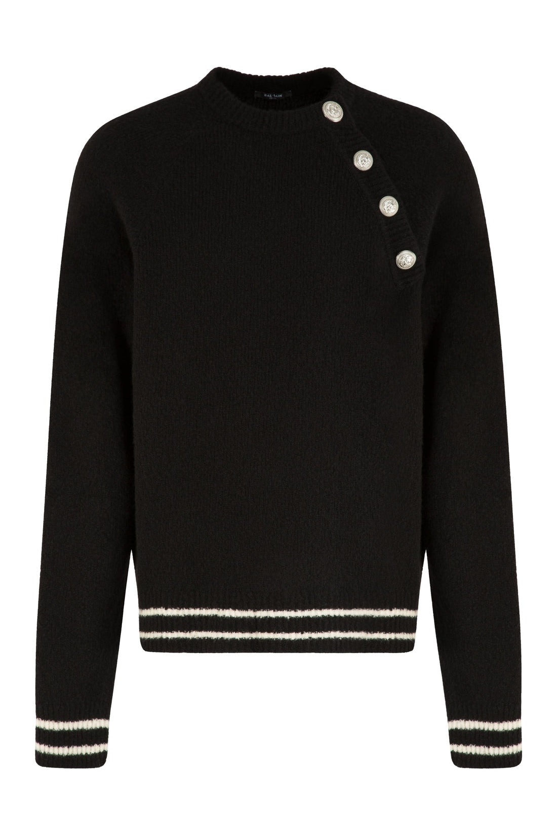 Balmain-OUTLET-SALE-Virgin wool and cashmere pullover-ARCHIVIST