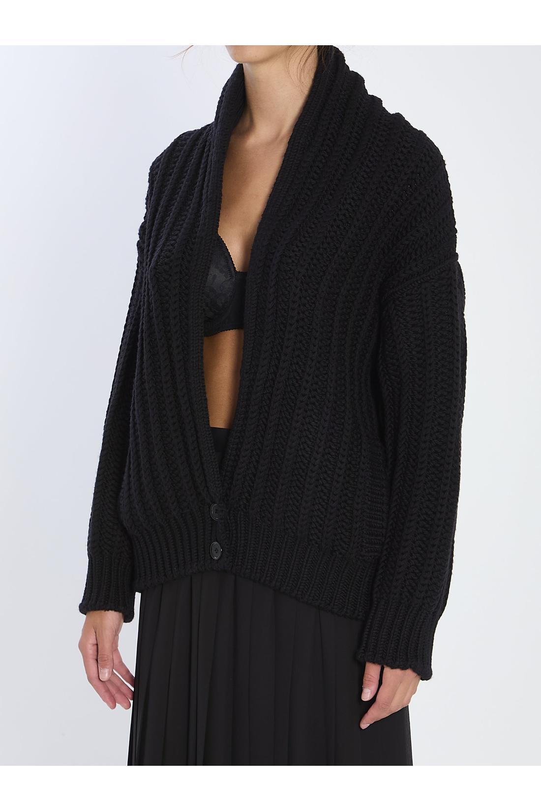 Dolce & Gabbana-OUTLET-SALE-Virgin wool cardigan-ARCHIVIST