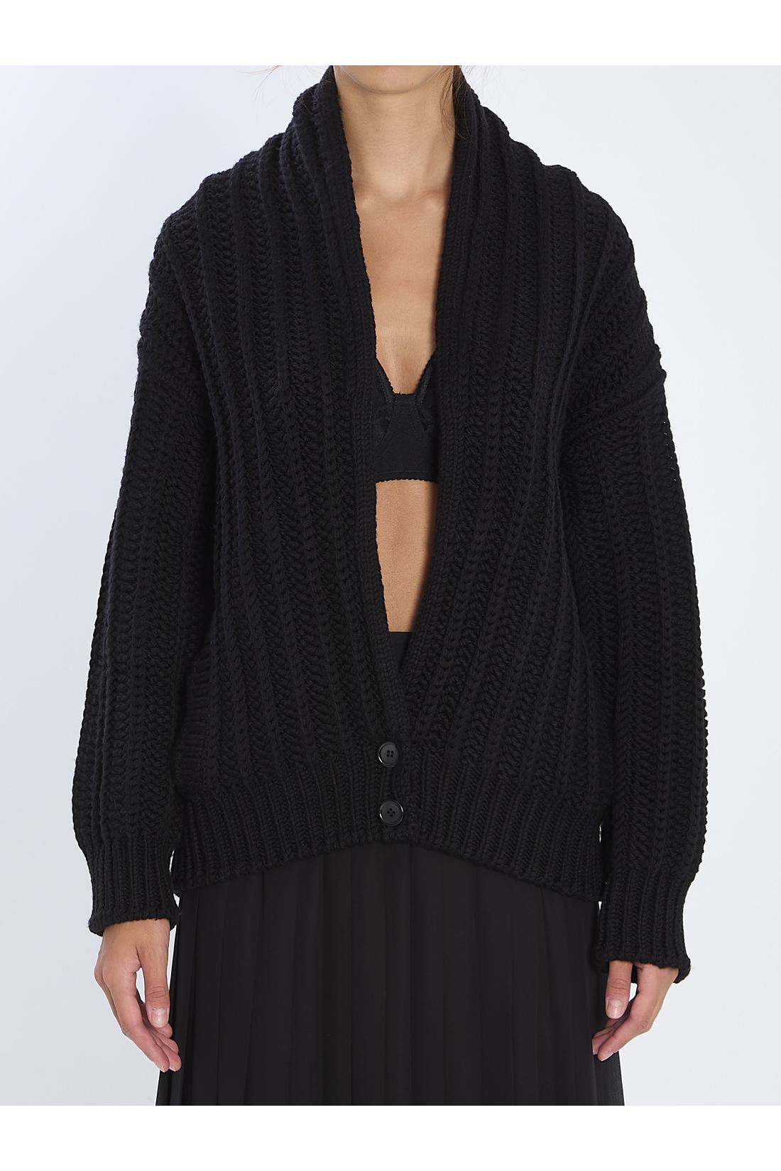 Dolce & Gabbana-OUTLET-SALE-Virgin wool cardigan-ARCHIVIST