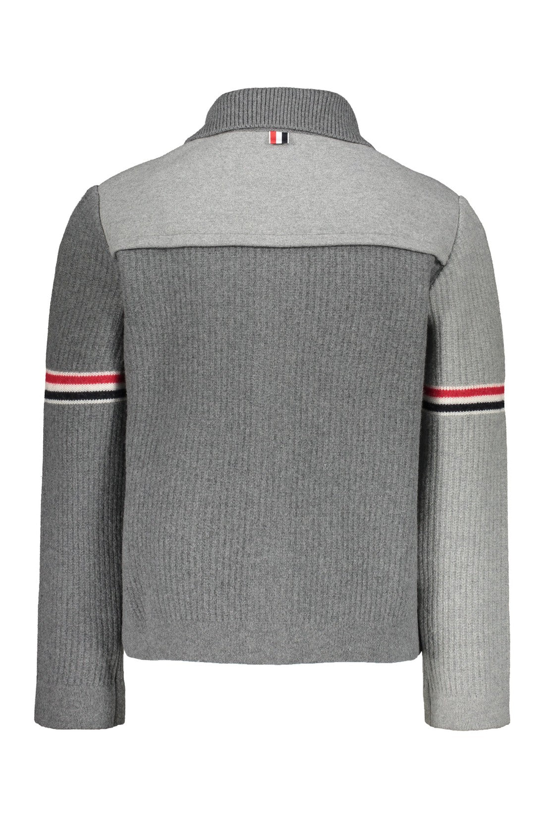 Thom Browne-OUTLET-SALE-Virgin wool cardigan-ARCHIVIST