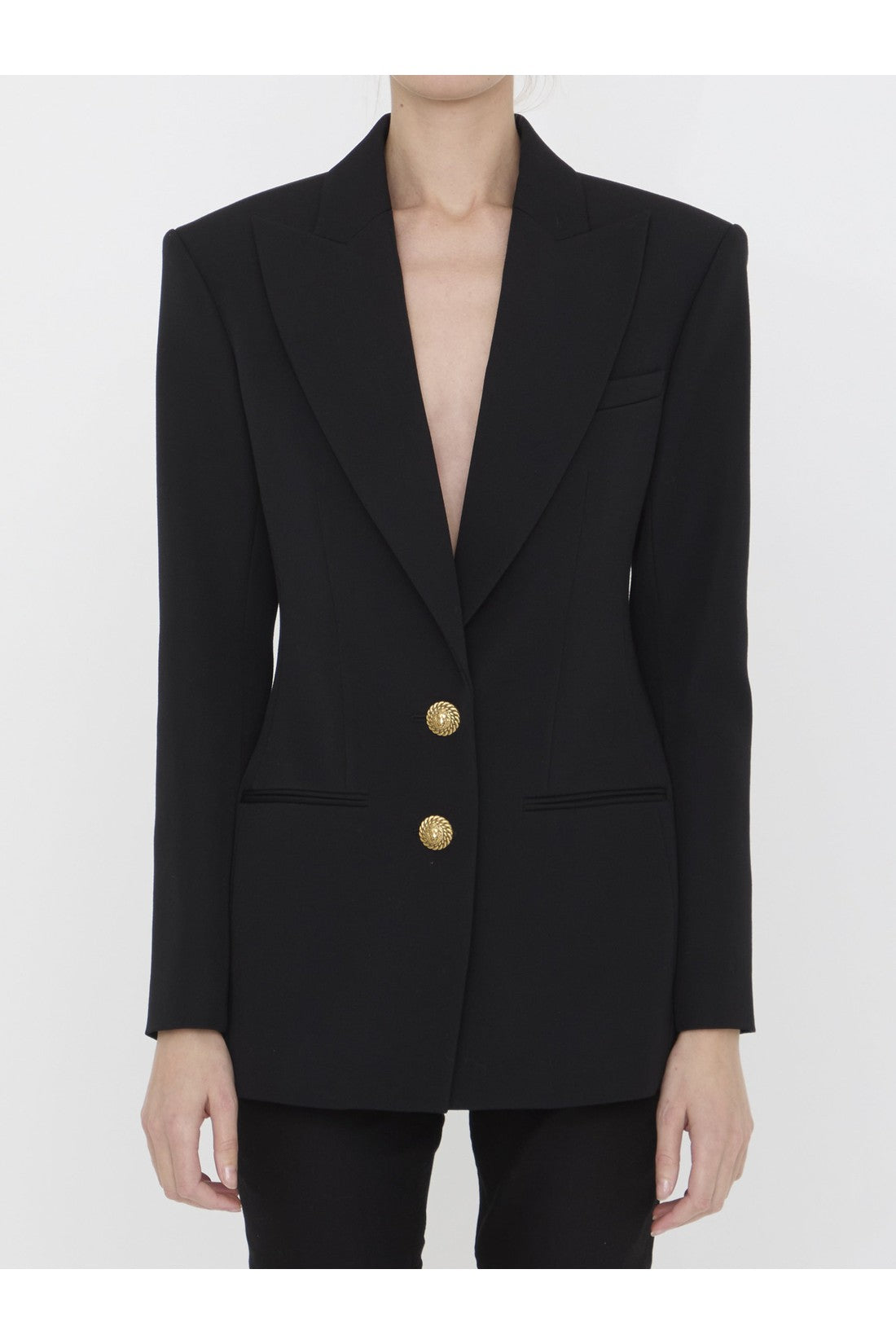 BALMAIN-OUTLET-SALE-Virgin wool jacket-ARCHIVIST