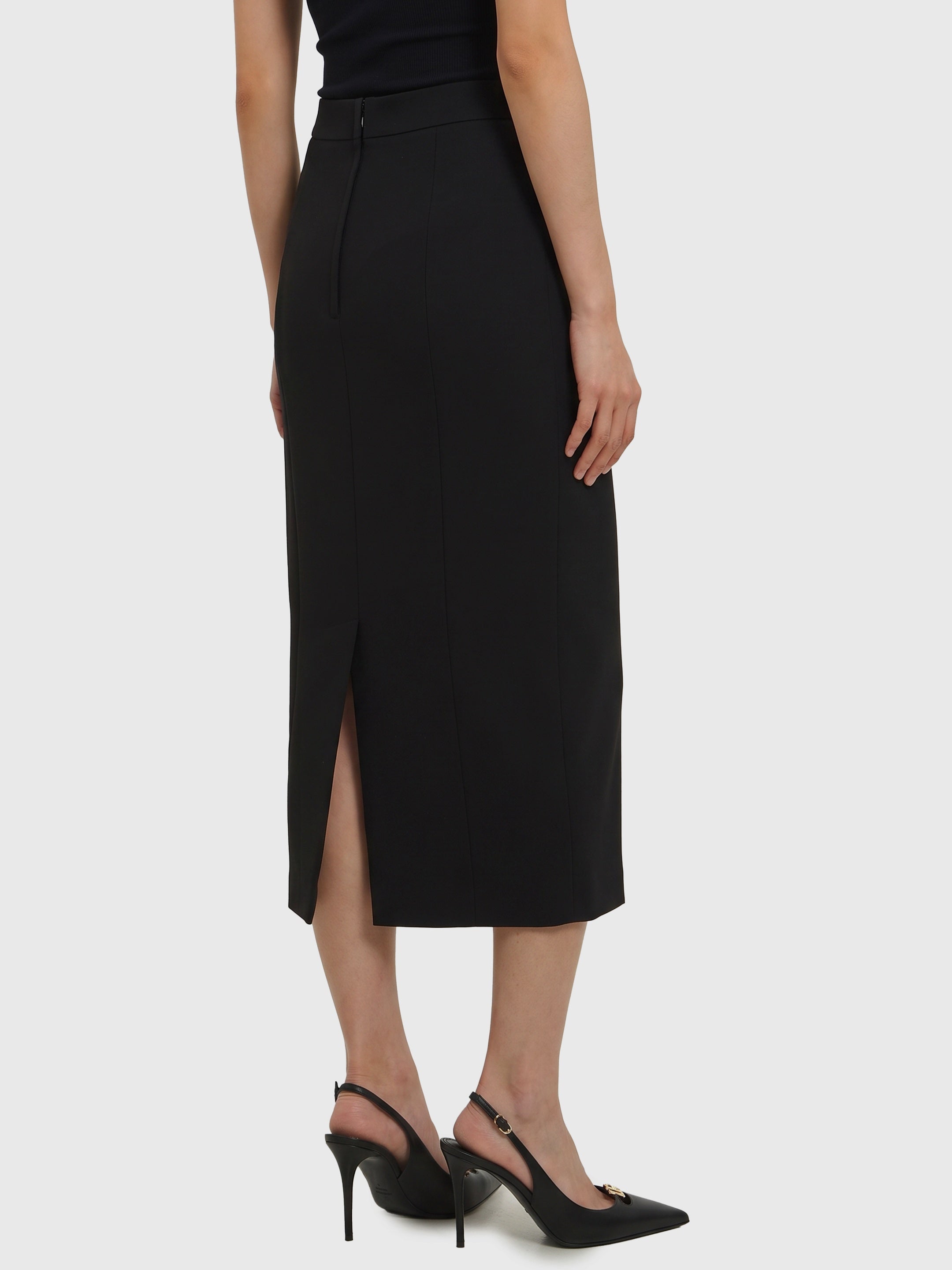 Dolce&gabbana-OUTLET-SALE-Virgin wool midi skirt-ARCHIVIST